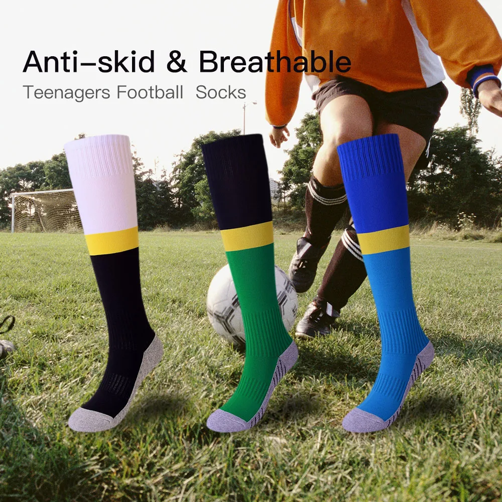 2019 Boys Soccer Socks Absorbent Children Football Socks Calf