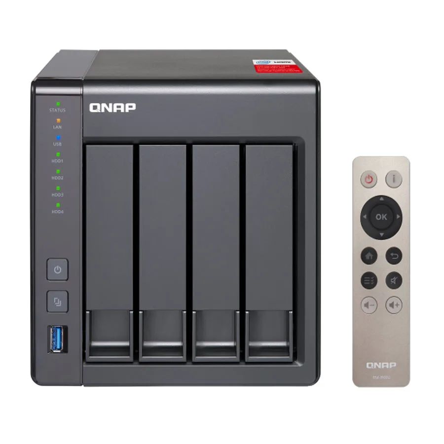 QNAP nas TS-451+ 2g 4-bay бесдисковый nas, nas сервер nfs Сетевое хранилище Облачное хранилище, 2 года гарантии