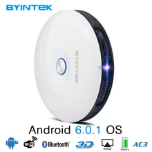 BYINTEK UFO R11 3D font b projector b font 32G Smart Android Wifi Bluetooth DLP HD