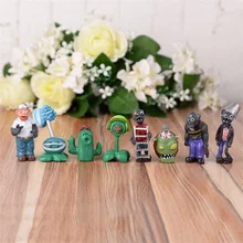 8pc New Popular Game Plants vs Zombies PVC Action Figures font b Toy b font PVZ