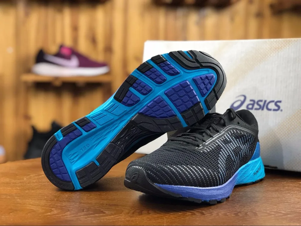 2018 новые аутентичные ASICS DynaFlyte-2 Мужская стабильность открытый кроссовки ASICS Спортивная обувь Открытый Walkng бег Tianjiao