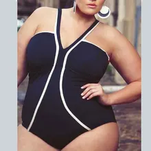 Новинка, купальник размера плюс, Ретро стиль, сдельный купальник для больших и красивых женщин, до 5XL, купальный костюм, пляжная одежда, сексуальный Монокини