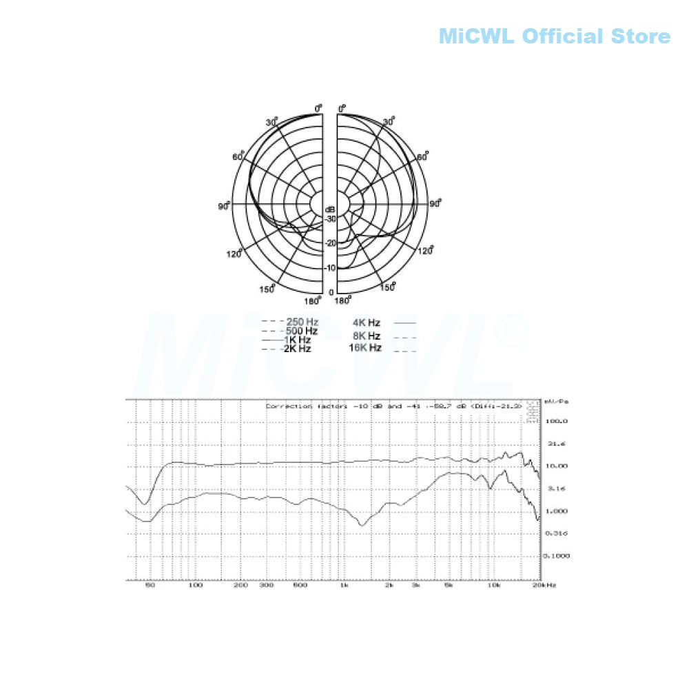 MiCWL B430 профессиональный конденсаторный микрофон с большой диафрагмой, кардиоидный микрофон с функцией записи, однолетняя гарантия качества