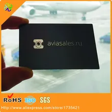 Дизайн покрытый матовый металл вне-set визитные карточки участников