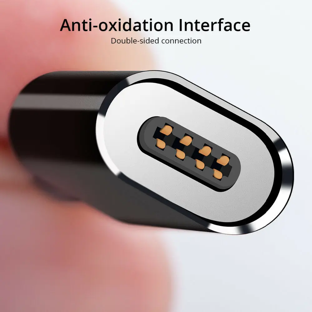 Магнитный кабель Micro USB для iPhone IOS Samsung Type c магнитное зарядное устройство адаптер