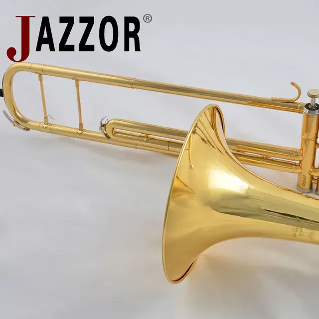 jazzor jytb e120g marching trombone de pistão trombone instrumentos