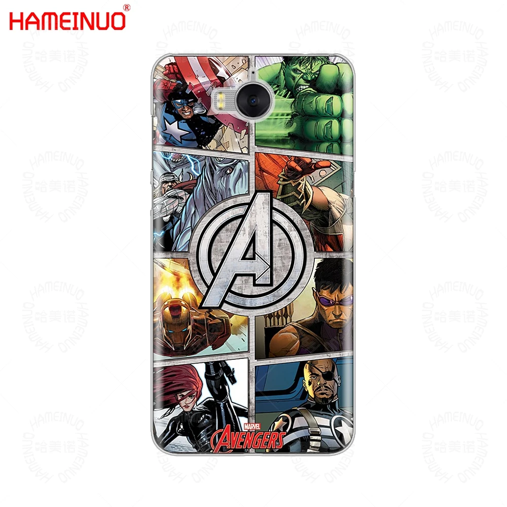 HAMEINUO супергероев Marvel для мобильного телефона чехол для huawei honor 3C 4X 4C 5C 5X6 7 Y3 Y6 Y5 2 II Y560 Y7 - Цвет: 60712