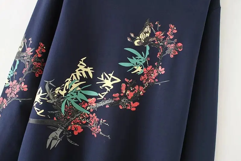 Толстовка женская оверсайз с цветочным принтом GL0050|floral print hoodies|printed hoodiesfashion hoodie |