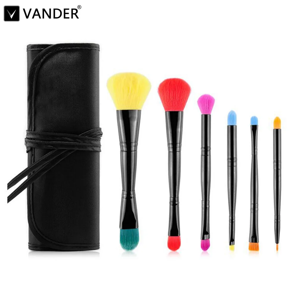 6Pcs/lot Make Up Brushes Set Foundation Face&Eye Powder Blusher