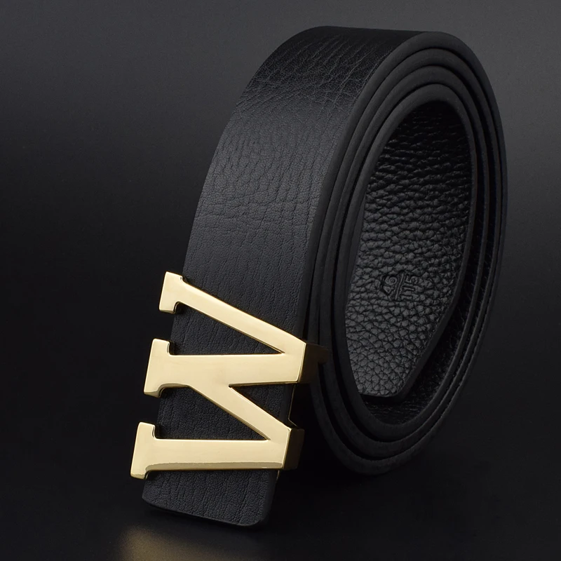 Мужской ремень из натуральной кожи с пряжкой|waist strap|men bucklestrap brand |