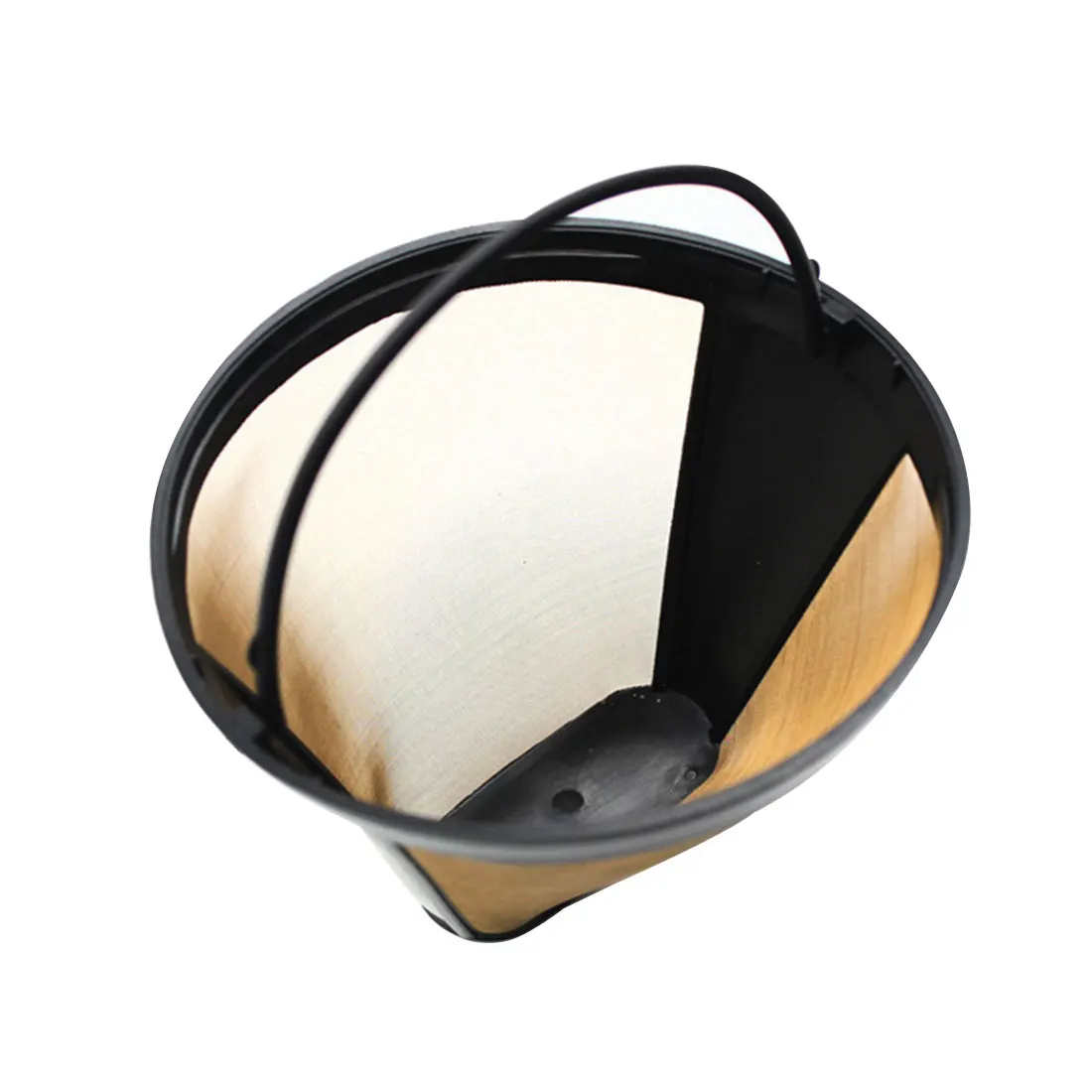 Lovely Reusable Coffee Filter Permanent Cone Style Coffee Maker Machine