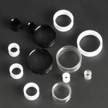 

cheap acrylic picture ear gauges plugs and tunnels piercing stretchers mix 3 pairs 6mm to 25mm