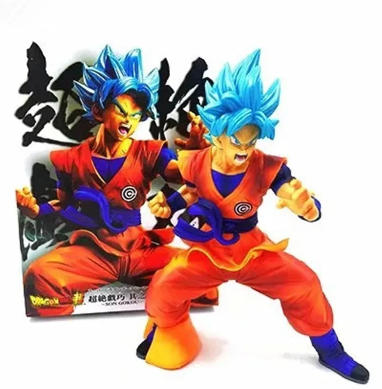 Супер Saiyan синий Гоку Рисунок супер Dragon ball-Z герои Transcedence ART vol.1 Коллекция Модель Dragon ball фигурку игрушки