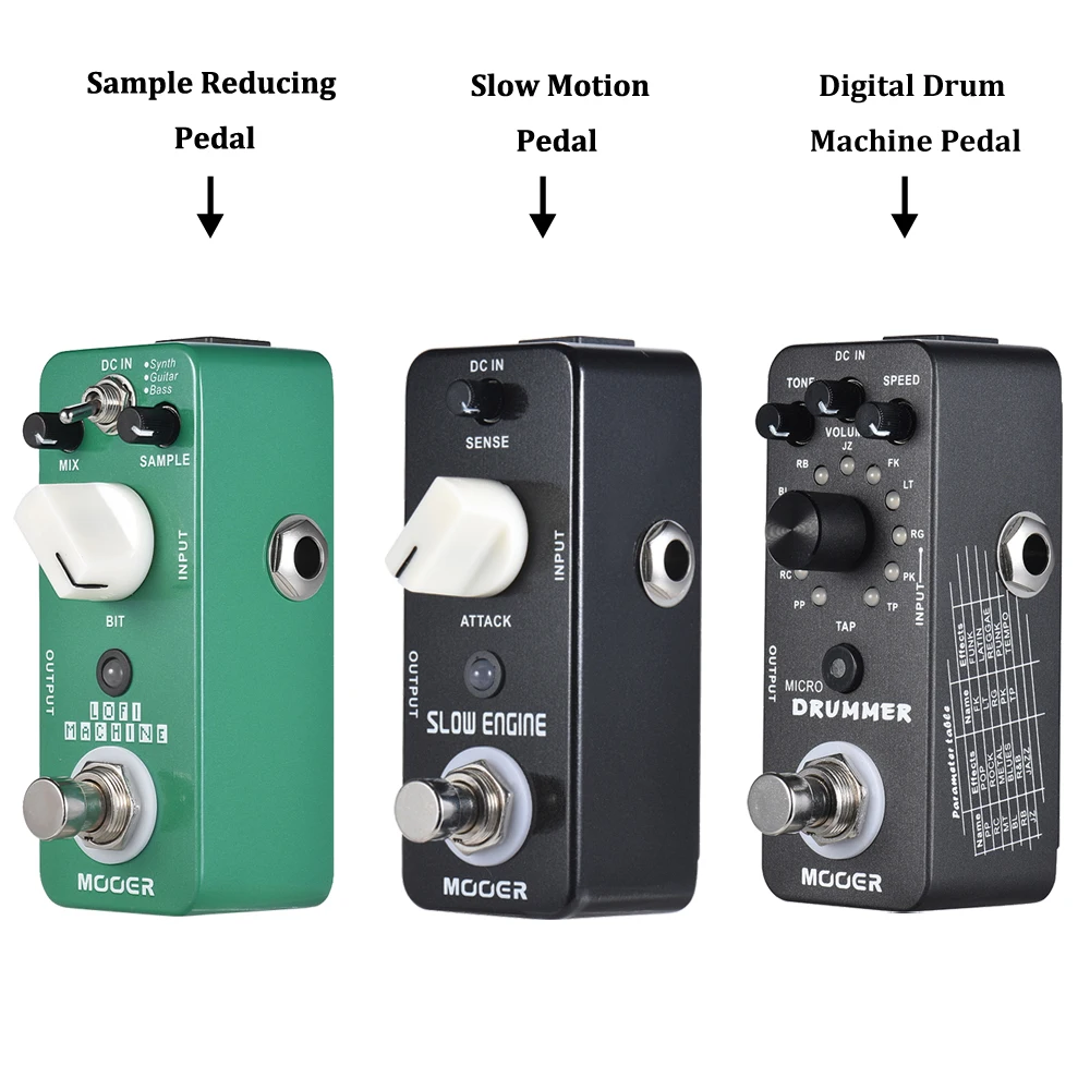 MOOER TENDER OCTAVE MKII Octave гитары педаль эффектов 3 режима True Bypass полный металлический корпус