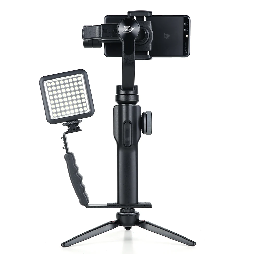 3 осевой Ручной Стабилизатор Zhiyun Smooth 4 для смартфона iPhone X 8 7P Samsung S9 + S8 PK Q DJI Osmo 2|Риги
