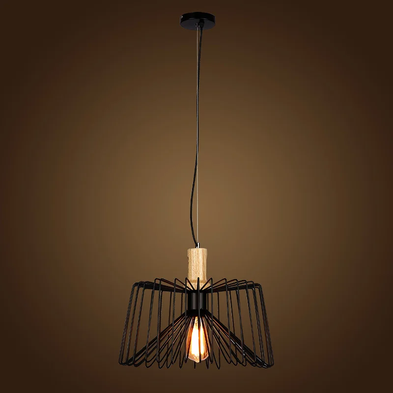 

40 cm personality iron spider fashion art pendant lamp creative restaurant bar coffee shop loft industrial wind chandelier