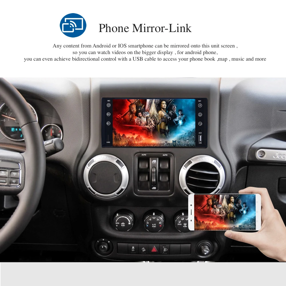 2 Din GPS для Jeep Wrangler Compass Chrysler Dodge RAM 9 0 2008 PX6 DSP IPS HDMI 4 Гб + 64 RDS WIFI BT USB