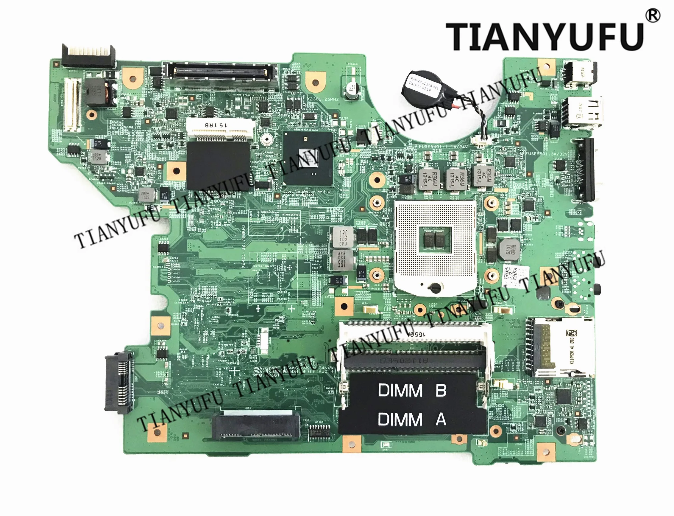 For Dell E5510 Laptop Motherboard 48 4eq05 011 Cn 01x4wg 01x4wg 1x4wg Motherboard Tested 100 Work March