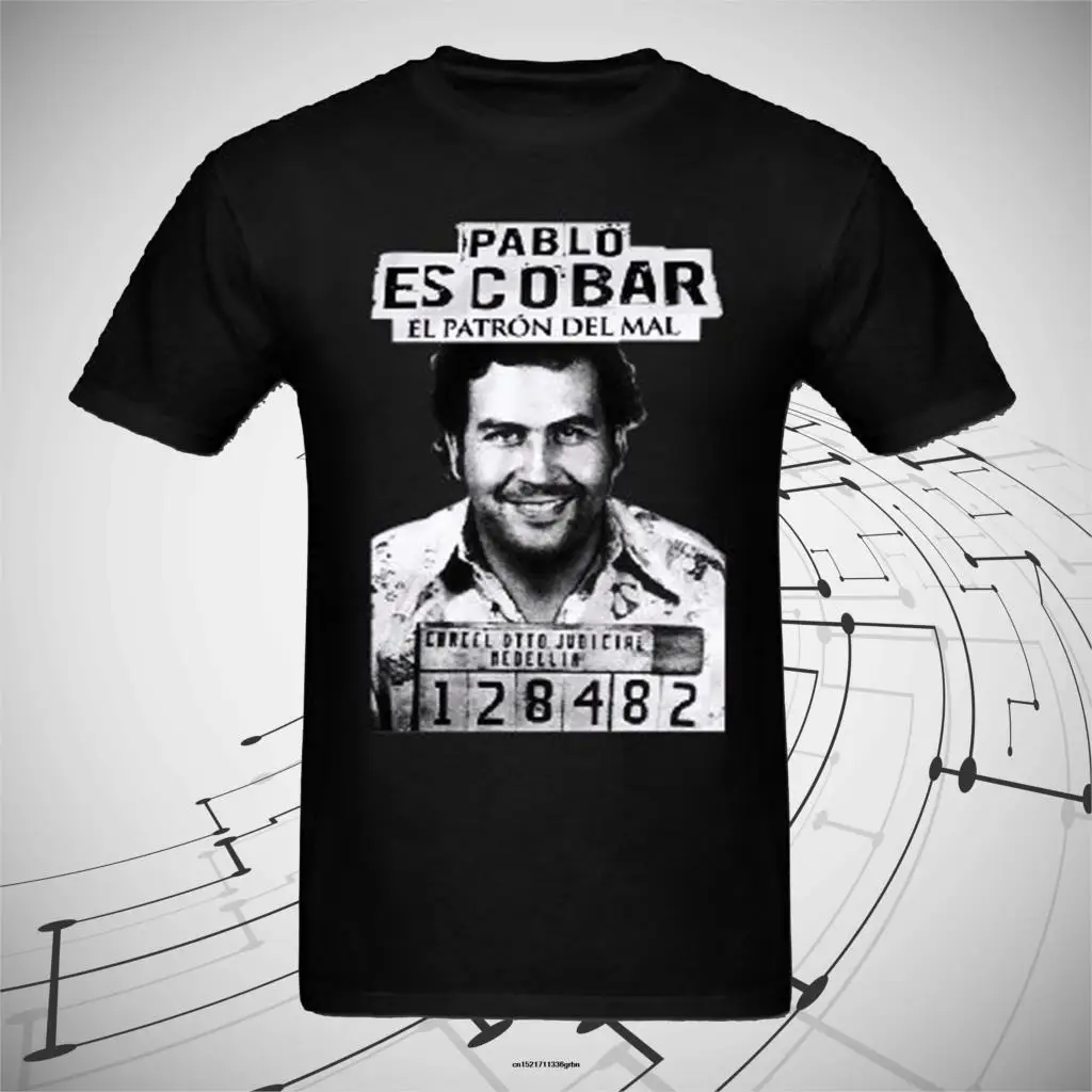 Мужская футболка Гангстер Пабло Эскобар сорняков мафиози Scareface Luciano Money для геев