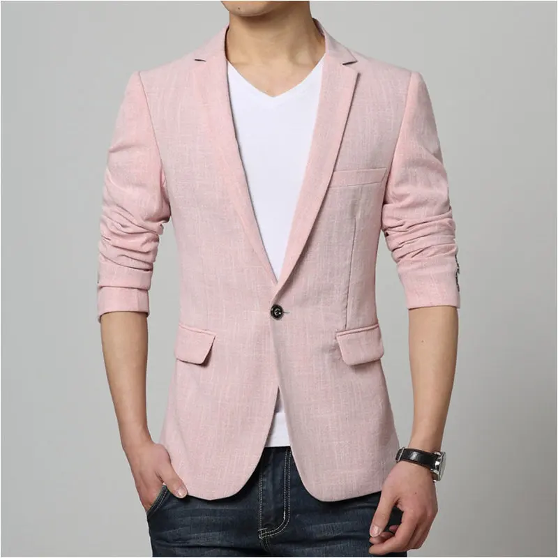 Compra hombres trajes de lino online al por mayor de China