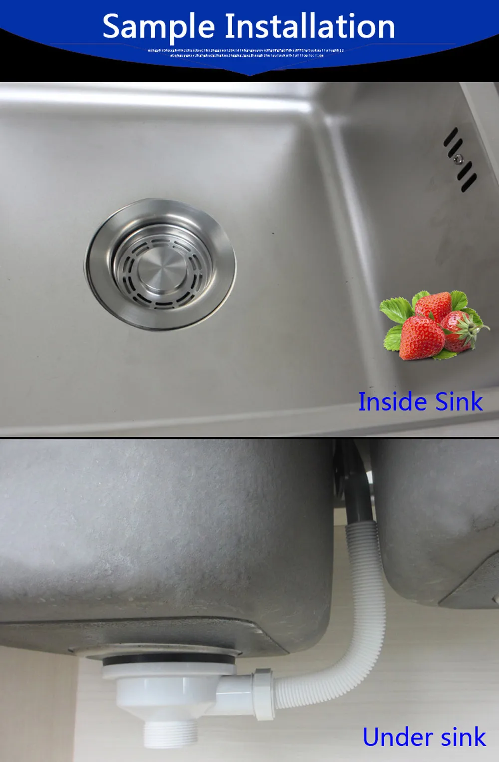 Talea 114 кухонная раковина сливной фильтр с фильтром перелива в раковине из нержавеющей стали меньше Слив для раковины мусора пробка