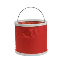 1 шт. 9L складное ведро для кемпинга Рыбная ловля стиральная снаряжение для наружных работ емкость для воды