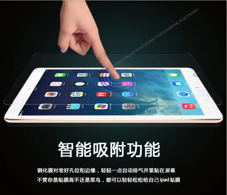 0,3 мм 9H 2.5D Премиум изогнутое Закаленное стекло протектор экрана для apple ipad 2 3 4 защитная пленка и можно проверить онлайн