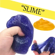 Смешные игрушки для детей супер липкий красивый цвет Flash Powder Slime мягкий ароматизированный стресс Детский пластилин игрушка Dor pShipping#1206