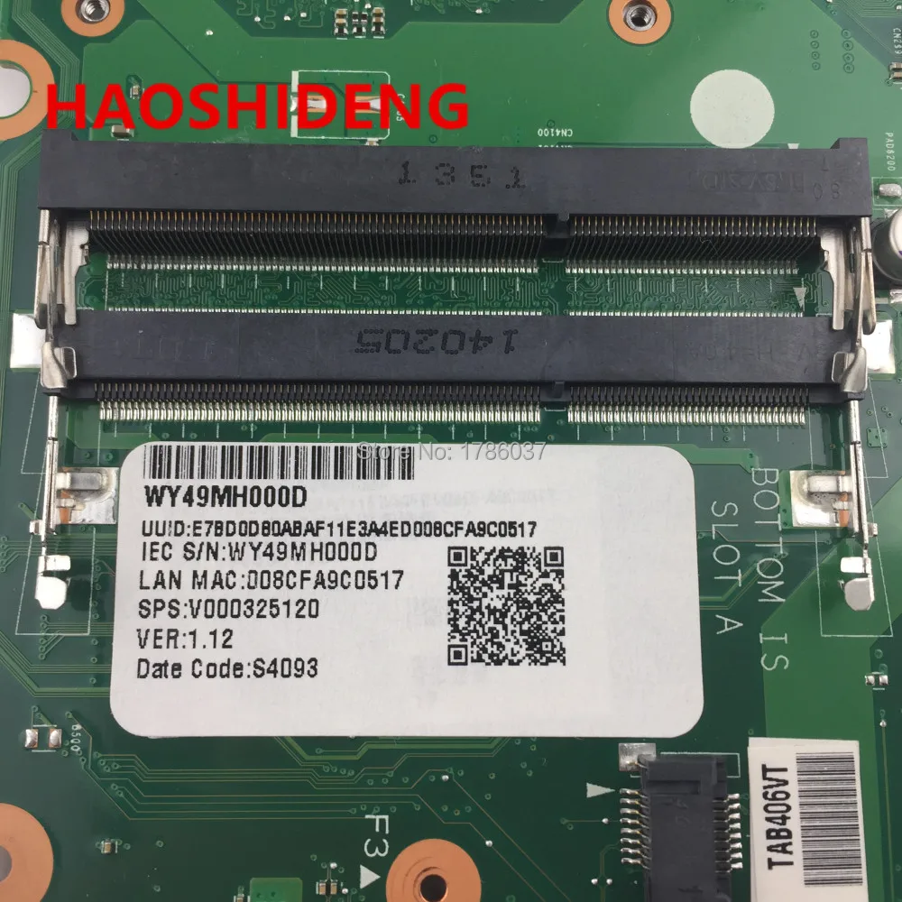 Для ноутбука TOSHIBA Satellite C55D A A5304 Материнская плата V000325120.All функции полностью