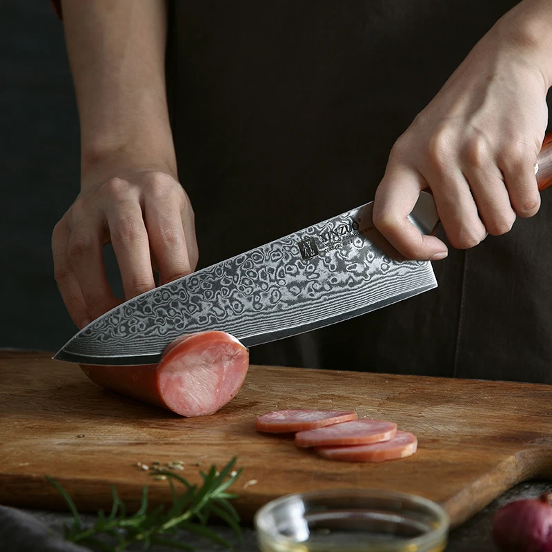  XINZUO 8.5'' Chef Knife Japanese Damascus Forged Steel Kitchen Knife Professional Gyutou Knives Sta - 32839796891