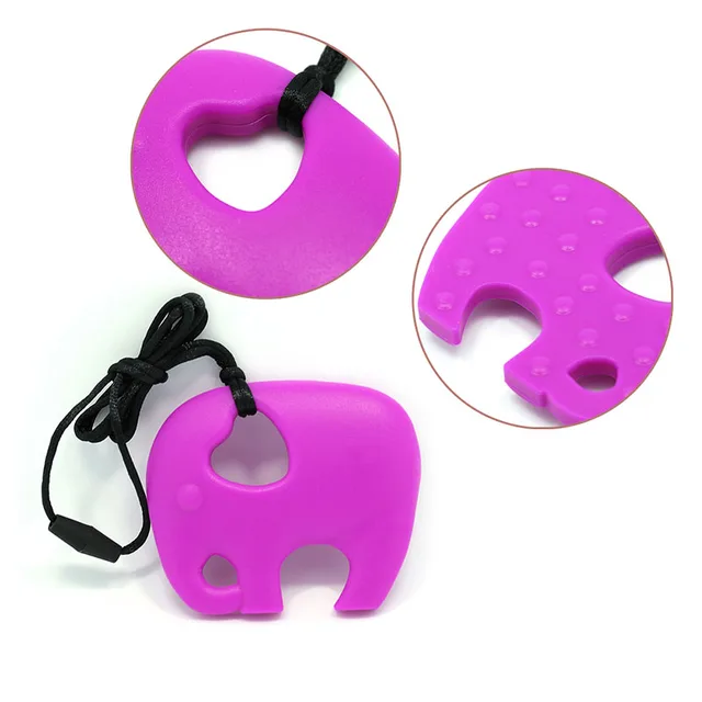 Baby Elephant Pacifier Teething Toy Chewable