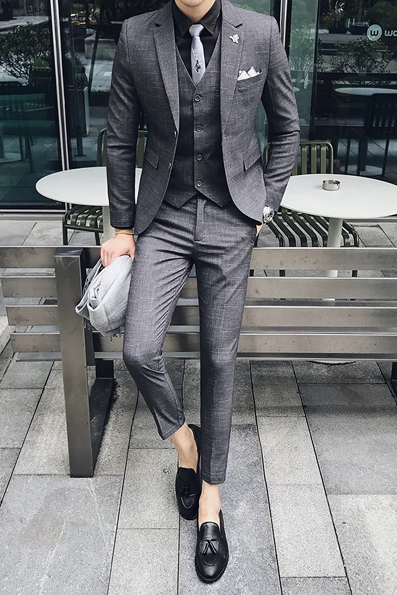 smart dress and jacket for wedding