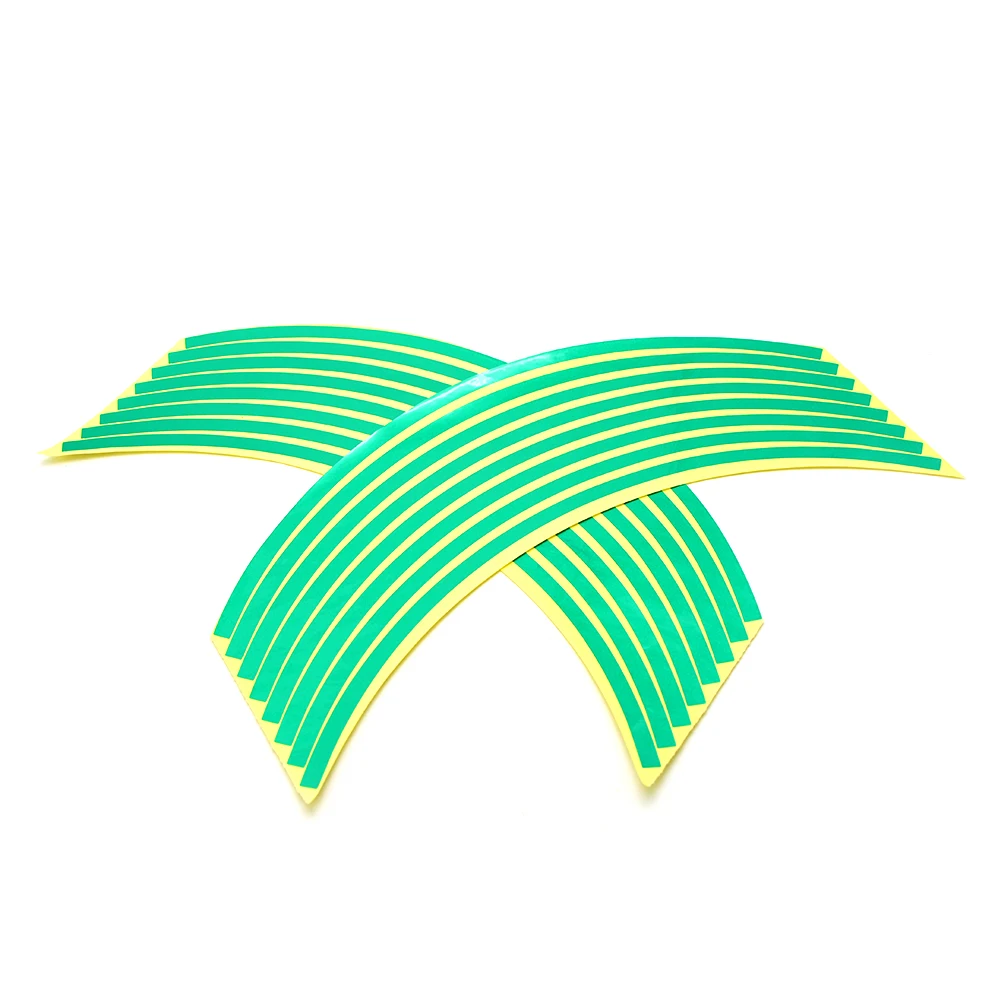 17/18 inch Colorful motorcycle stickers and decals Reflective Rim moto Stripe Tape For Yamaha Tmax 500 530 XJR 400 1300