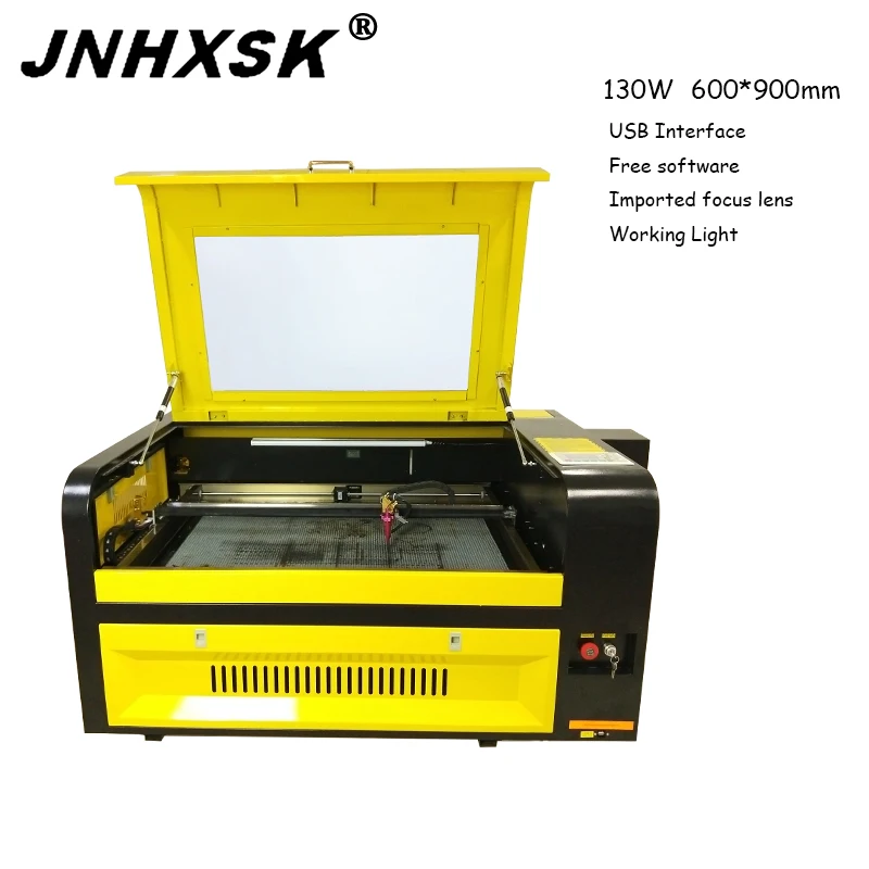 Станок лазерной резки с ЧПУ JNHXSK 130 Вт 3d лазерная гравировальная машина для ткани