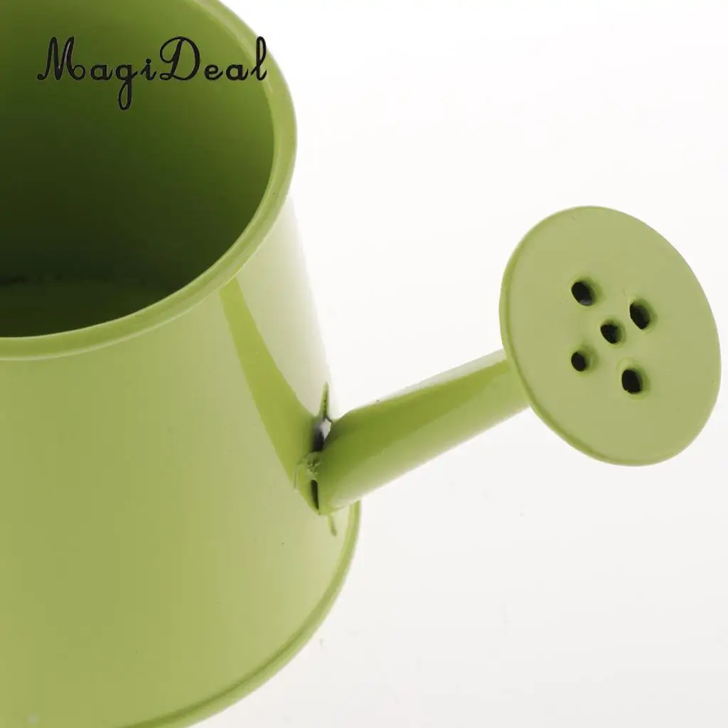 Decorative Iron Metal Watering Cans Garden Flower Bucket Metal Flower Pot Home Garden Decor
