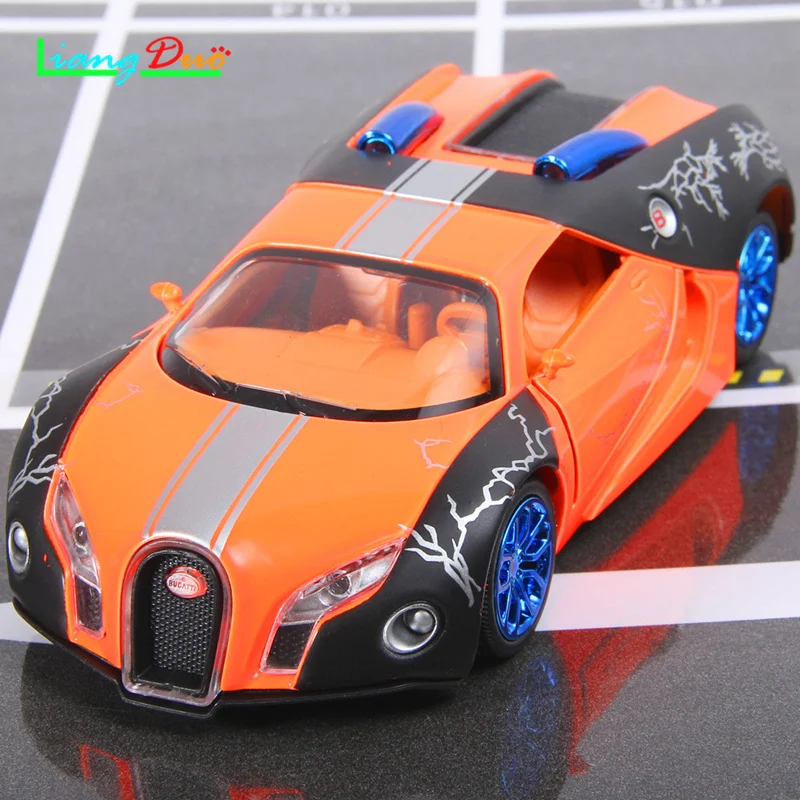 

New 13cm GT57117 alloy model strong acousto-optic return car boy and girl toy Back force speed CAR Colorful three colors