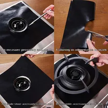 4 шт./компл. газовая плита печь протекторы многоразовые горелки крышки кухонный коврик для инструментов тефлоновое покрытие ткань легко чистить прочный коврик