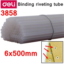 [Readstar] 100 шт./лот Deli 3858 Нейлон pa обязательного клепки трубки 6x500 мм reviting обязательного машина поставщиков розничная упаковка