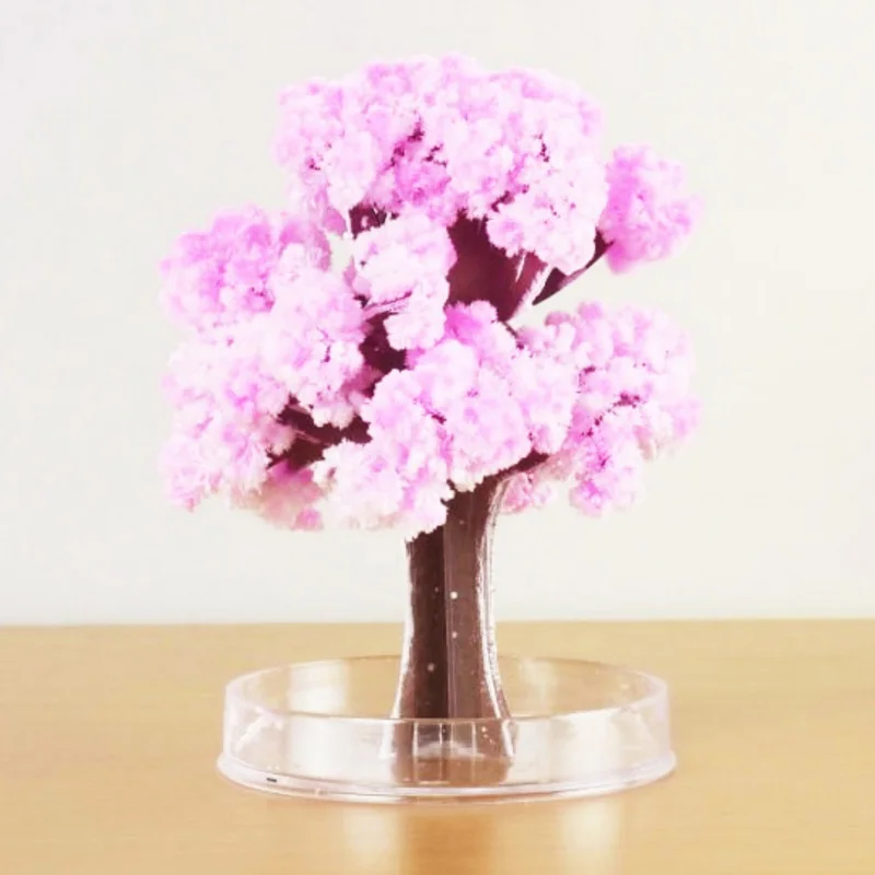 Новинка DIY Бумага Вишневый цветок дерево искусственная Магия Сакура цветение вишни детские развивающие игрушки подарки