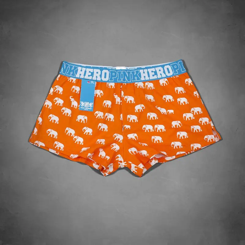 Мужские шорты боксеры 100% хлопок с принтом мультяшных животных|mens shorts|mens printed