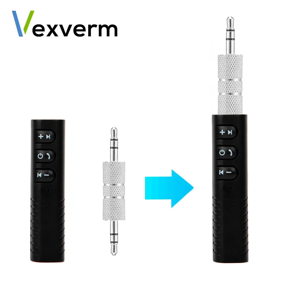 Vexverm 3 5 мм разъем Aux Handsfree беспроводной автомобильный Bluetooth приемник адаптер для