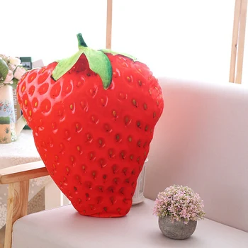 

1pc Simulation Plush Fruit Pillow Stuffed Soft Vegetables Toys Decoration Creative Sofa Pillow Display