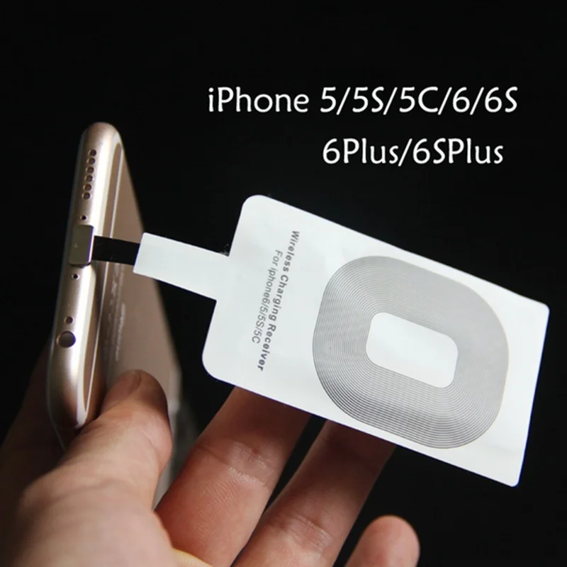 Qi Беспроводное зарядное устройство приемник зарядный адаптер для samsung Note 3 4 5 S4 S5 IPhone 7 6 6S Plus SE 5S Android Micro USB индукция