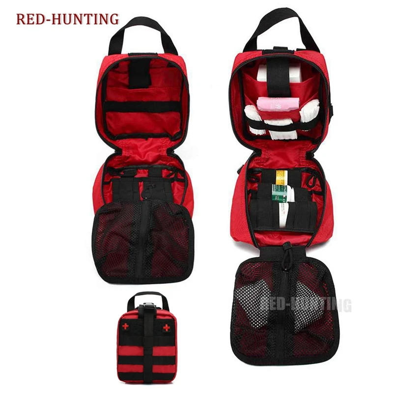 

Tactical Medical Pouch Kit MOLLE Medical First Aid Kit Utility Pouch 900D EMT Pouch Bag Multifunction Nylon Tactical Molle Bag