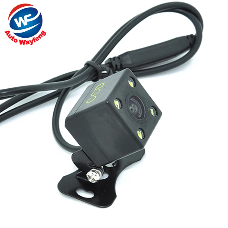

Free Shipping,Waterproof 4 LED Night Vision Car CCD Rear View Camera Parking Assistance Camera For Android DVD Monitor