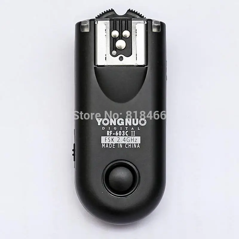New designed Yongnuo RF-603II N3, RF603 ii RF 603 Flash Trigger 2 Transceivers for Nikon D90/D5000/D3100/D3200/D7000//D5100/D600