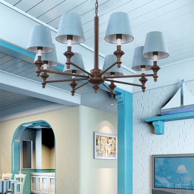 

Nordic creative single bird cage chandelier living room restaurant coffee lantern personality bar window iron Chandelier