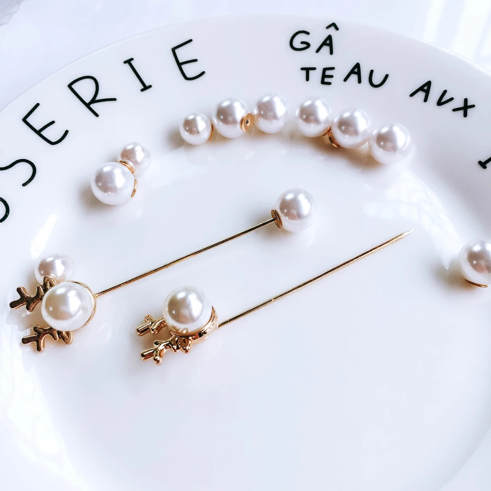 

Ritoule DIY jewelry materials of handmade earrings accessories The light pearl ear plug earring earplugs