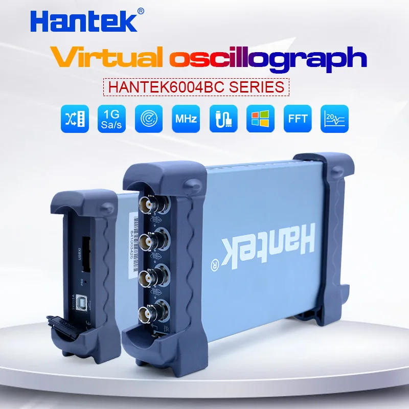 Hantek USB Oscilloscope kit 4CH analog channels 1GSa/s 70MHz 100MHz