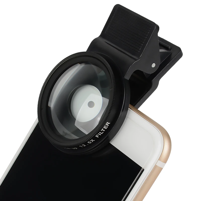 Zomei Pro фильтр для мобильного телефона 37 мм 12,5 x крупным планом макро фильтры для мобильного телефона объектив с зажимом для iPhone Универсальные фильтры